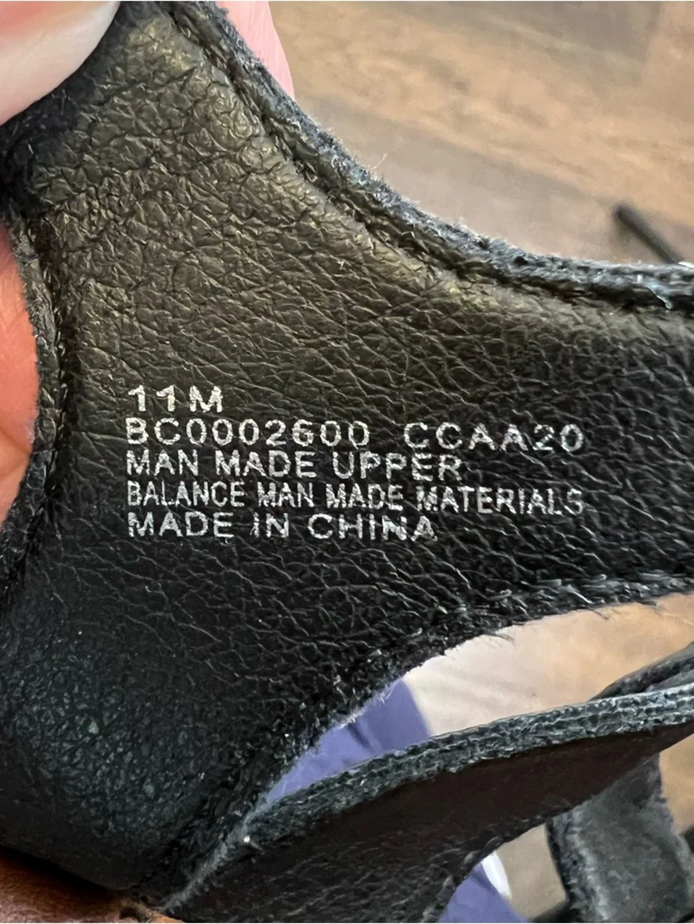b.o.c. black faux